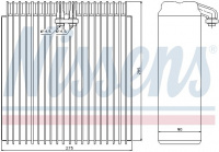 Výparník NISSENS 92107 Výparník NISSENS 92107