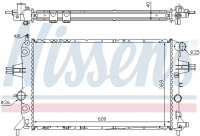 Chladič motoru NISSENS 63249A Chladič motoru NISSENS 63249A