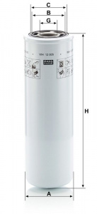 Olejový filtr MANN MF WH12005