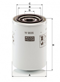 Olejový filtr MANN MF W9035