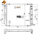 Chladič, chlazení motoru NRF 514782
