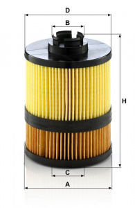 Olejový filtr MANN MF HU9002Z
