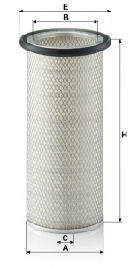 Vzduchový filtr MANN MF C17124 Vzduchový filtr MANN MF C17124