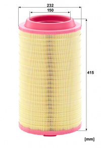 Vzduchový filtr MANN MF C24745/6
