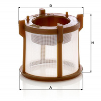 Palivový filtr MANN PU50Z (MF PU50Z) - MAN