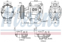 Kompresor klimatizace NISSENS 890079 Kompresor klimatizace NISSENS 890079