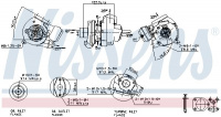 Turbodmychadlo NISSENS 93107 Turbodmychadlo NISSENS 93107