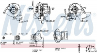 Turbodmychadlo NISSENS 93109 Turbodmychadlo NISSENS 93109