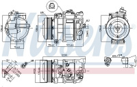 Kompresor klimatizace NISSENS 890379