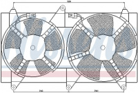 Ventilátor chladiče NISSENS 85611 Ventilátor chladiče NISSENS 85611