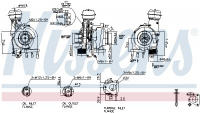 Turbodmychadlo NISSENS 93114 Turbodmychadlo NISSENS 93114