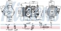 Kompresor klimatizace NISSENS 890143 Kompresor klimatizace NISSENS 890143