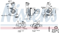 Turbodmychadlo NISSENS 93118 Turbodmychadlo NISSENS 93118