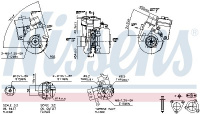 Turbodmychadlo NISSENS 93125 Turbodmychadlo NISSENS 93125