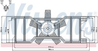 Ventilátor chladiče NISSENS 85630 Ventilátor chladiče NISSENS 85630