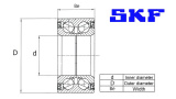 Sada ložisek kol SKF VKBA 6972