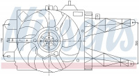 Ventilátor chladiče NISSENS 85158 Ventilátor chladiče NISSENS 85158