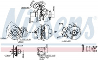 Turbodmychadlo NISSENS 93144 Turbodmychadlo NISSENS 93144