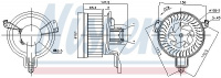 Vnitřní ventilátor NISSENS 87259