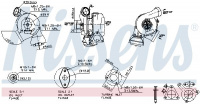 Turbodmychadlo NISSENS 93149 Turbodmychadlo NISSENS 93149