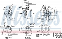 Turbodmychadlo NISSENS 93150 Turbodmychadlo NISSENS 93150