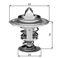 Termostat GATES (GT TH30082G1) - HYUNDAI Termostat GATES (GT TH30082G1) - HYUNDAI