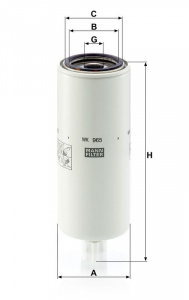 Palivový filtr MANN MF WK965X