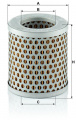 Vzduchový filtr MANN C75/4 (MF C75/4)