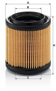 Vzduchový filtr MANN C710/1 (MF C710/1) - PORSCHE Vzduchový filtr MANN C710/1 (MF C710/1) - PORSCHE
