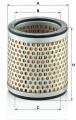 Vzduchový filtr MANN C89/1 (MF C89/1)
