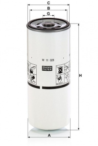 Olejový filtr MANN W11025 Olejový filtr MANN W11025