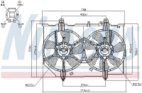 Ventilátor chladiče NISSENS 85279 Ventilátor chladiče NISSENS 85279