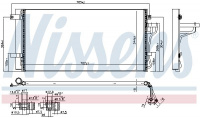 Chladič klimatizace NISSENS 940099 Chladič klimatizace NISSENS 940099