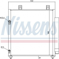Chladič klimatizace NISSENS 940447 Chladič klimatizace NISSENS 940447