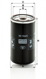 Hydraulický filtr MANN WD724/5 (MF WD724/5)