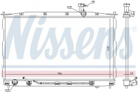 Chladič motoru NISSENS 67505 Chladič motoru NISSENS 67505