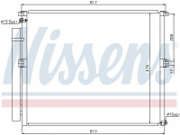 Chladič klimatizace NISSENS 940106 Chladič klimatizace NISSENS 940106
