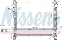 Chladič motoru NISSENS 62771A Chladič motoru NISSENS 62771A