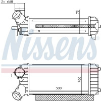 Chladič turba NISSENS 96491 Chladič turba NISSENS 96491