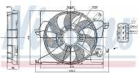 Ventilátor chladiče NISSENS 85898 Ventilátor chladiče NISSENS 85898
