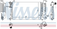 Chladič motoru NISSENS 61252A Chladič motoru NISSENS 61252A