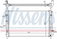 Chladič motoru NISSENS 62025A Chladič motoru NISSENS 62025A