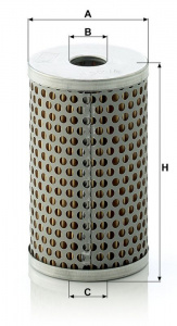 Filtr řízení MANN H601/4 (MF H601/4)