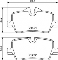 Sada brzdových destiček BREMBO P06113 Sada brzdových destiček BREMBO P06113