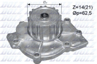 Vodní pumpa DOLZ R299 - RENAULT, VOLVO Vodní pumpa DOLZ R299 - RENAULT, VOLVO