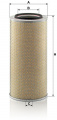 Vzduchový filtr MANN C24650/5 (MF C24650/5)