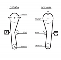 Rozvodový řemen GATES (GT 5027) - TOYOTA