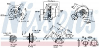Turbodmychadlo NISSENS 93159 Turbodmychadlo NISSENS 93159