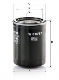 Olejový filtr MANN W815/82 (MF W815/82) - ACURA, HONDA, ROVER