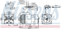 Kompresor klimatizace NISSENS 899929